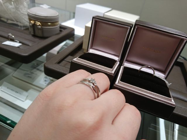 重ね付けが可愛い！