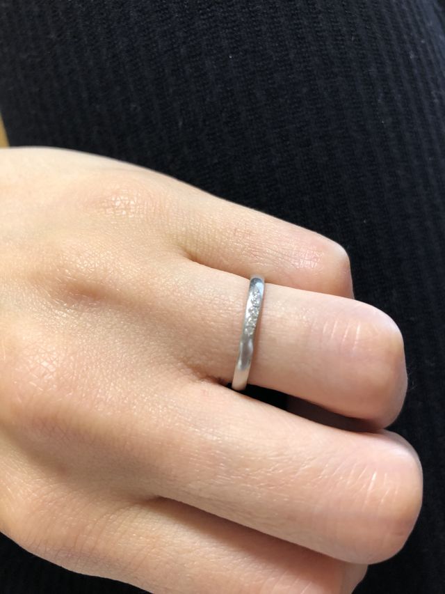 シンプルなので普着にも合い、家事をしていても気になりません。