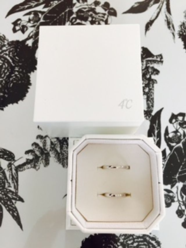 夫婦セットの指輪写真