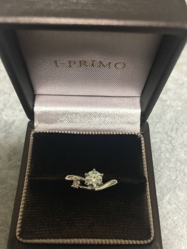 ピンクダイヤモンド付き