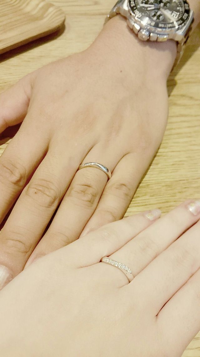 旦那とお揃いです