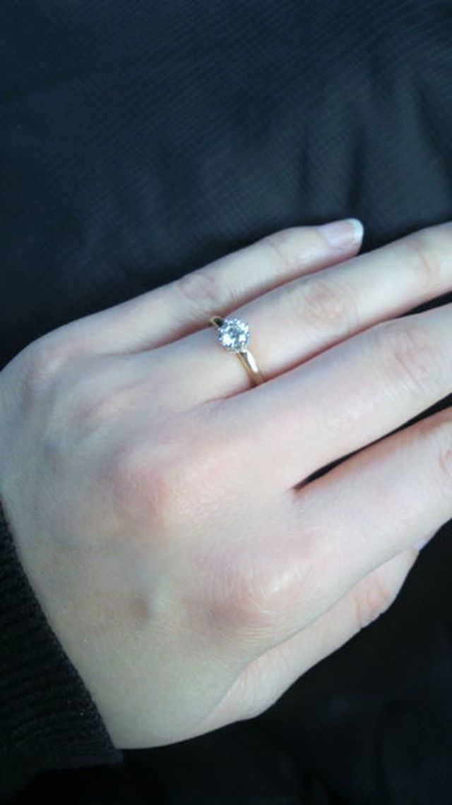 婚約指輪 0.34ct