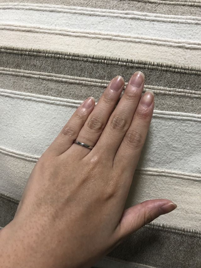 購入した指輪です。