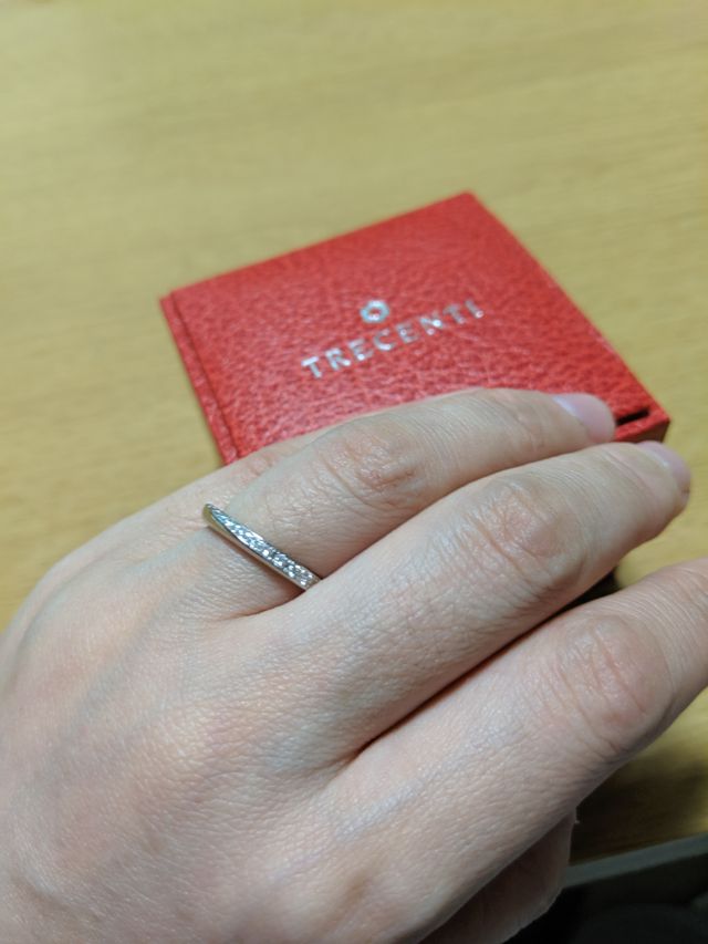 メレダイヤが流れ星のようにキラキラするのでとてもキレイです。