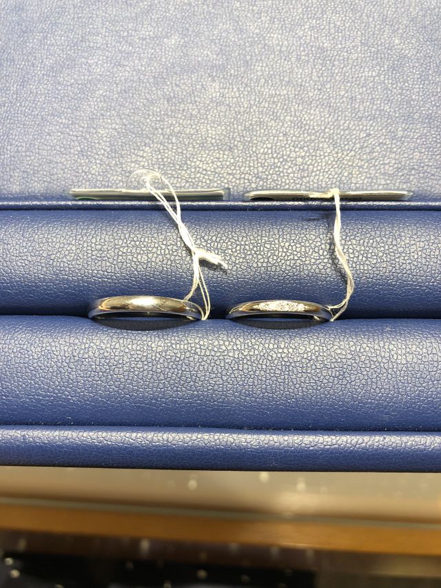 シンプルで上品な指輪に一目惚れしました！