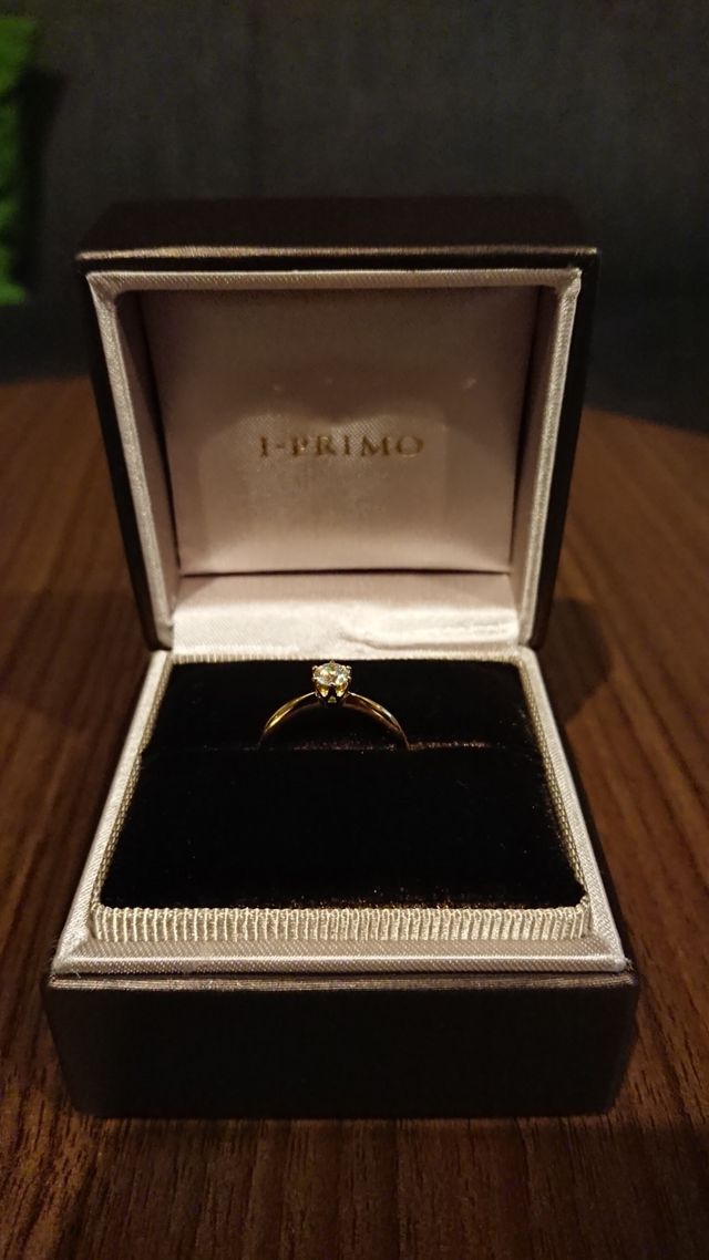 プロポーズしたときの写真です。