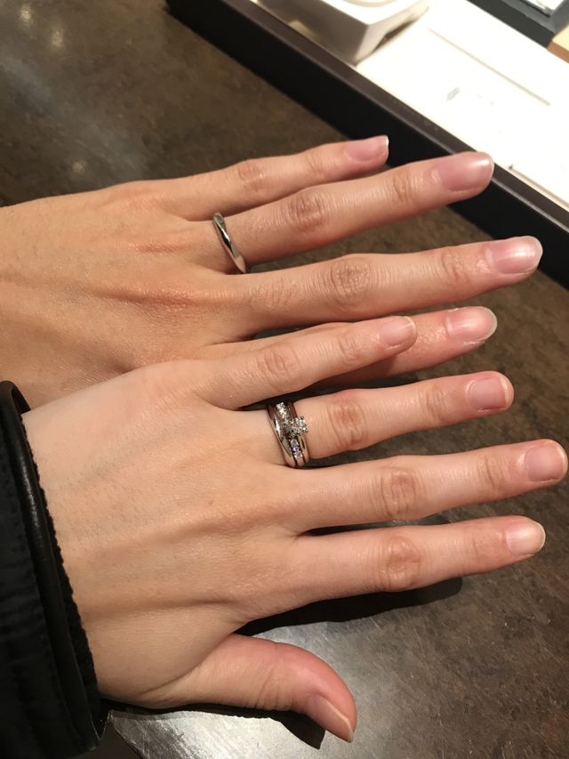 上は彼の手で、由良のメンズイメージも湧くと思います。