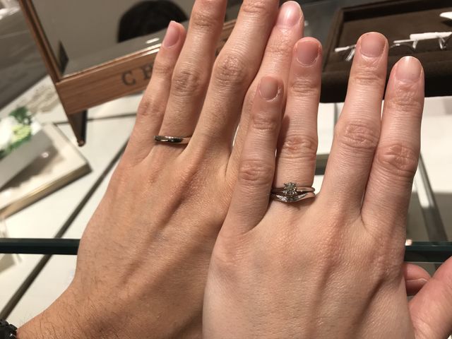 ペアではなく、それぞれ気になったものをつけてます。