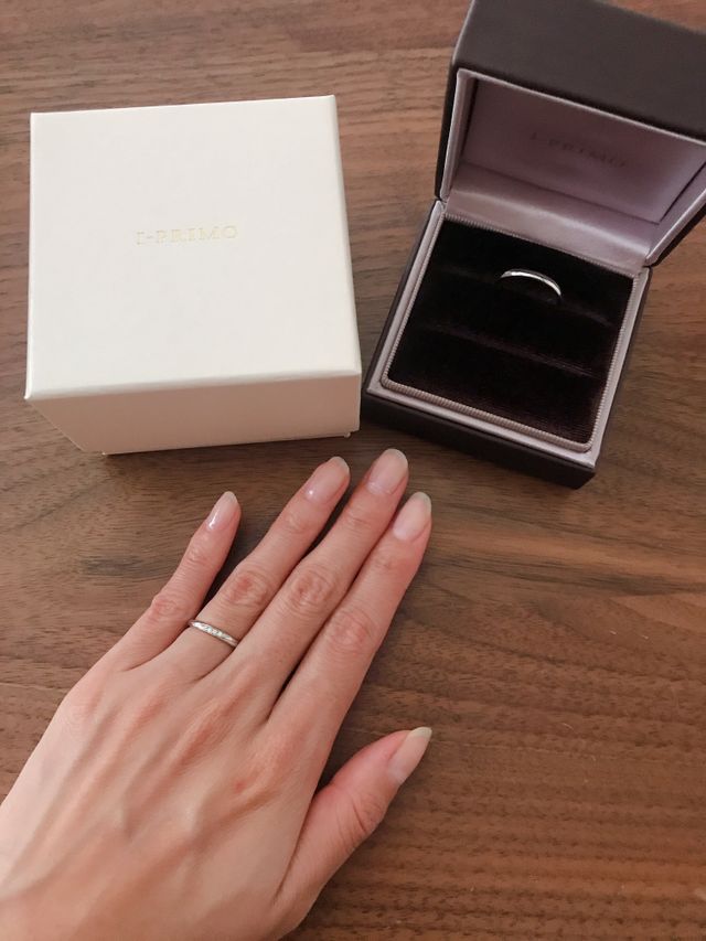 結婚指輪です。