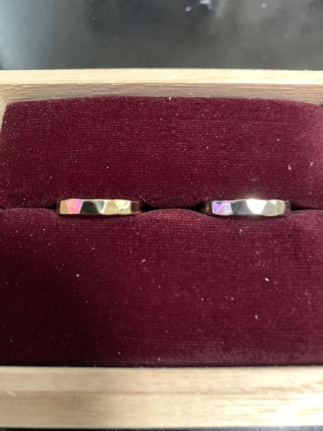 完成した物です！撮る角度によって光の反射がすごいです