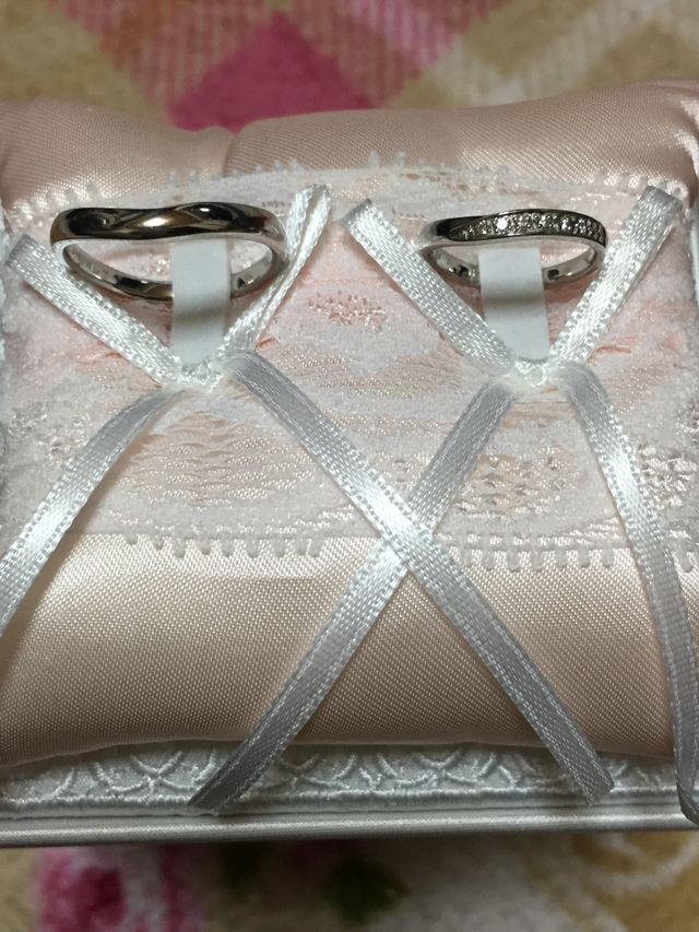プラチナ950αのペアリングです。右が男性、左が女性です。