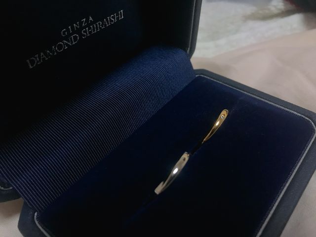 結婚指輪です。