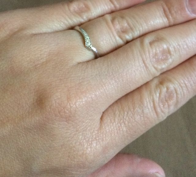 ᐯのラインが美しい