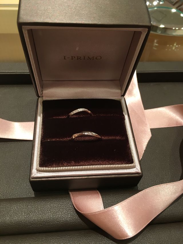 2人で大切な記念になる物を選ぶ事ができました。