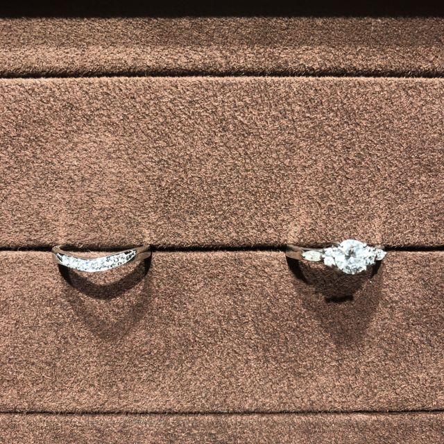 TANZOUさんのダイヤはサイズ問わずとても美しいです。