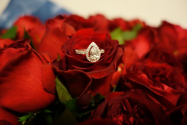 センターダイヤのきらめき