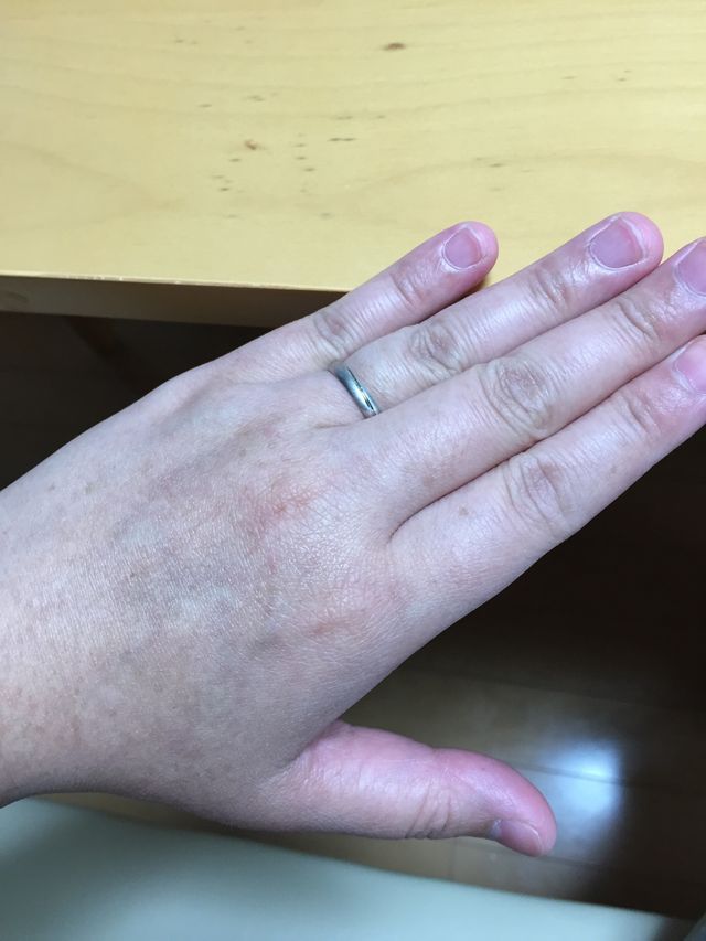 プラチナリングです。