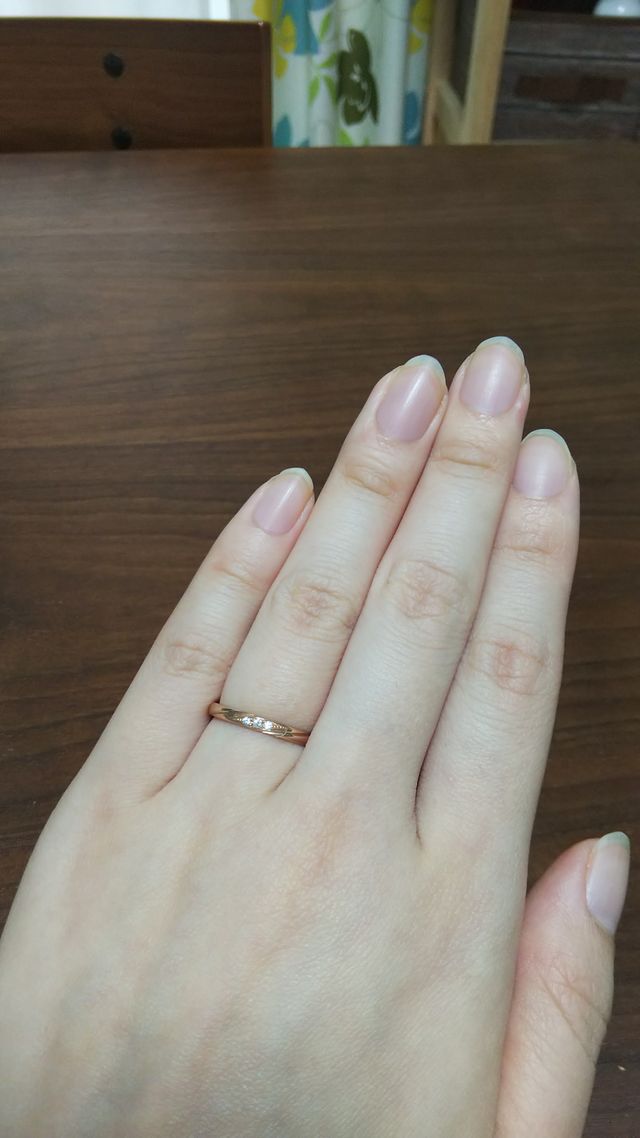 新婦側結婚指輪