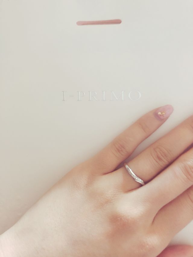 結婚指輪です。