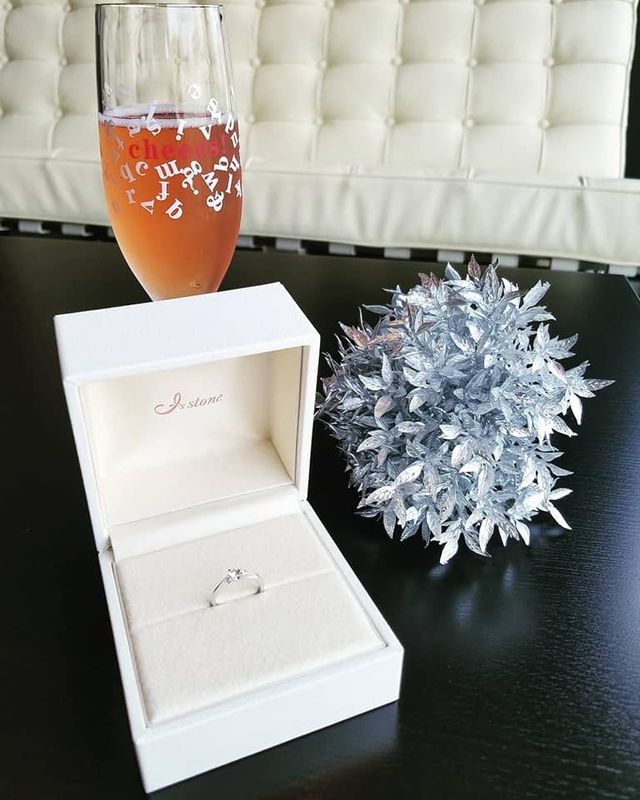 ブラックレーベルの高品質なダイヤモンドでキラキラでした。