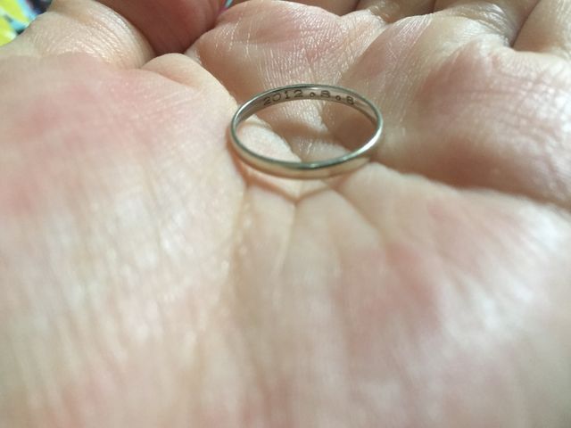 シンプルな指輪です。