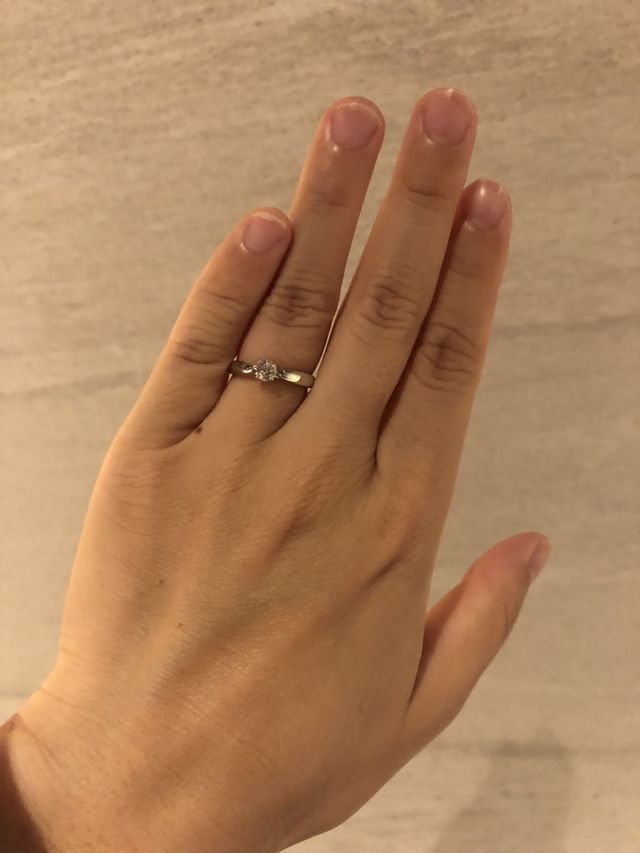 ティファニーハーモニーのエンゲージメントリング