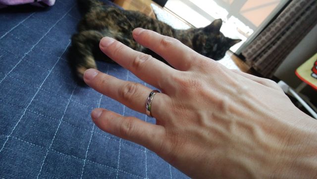 メンズの指輪14号です。