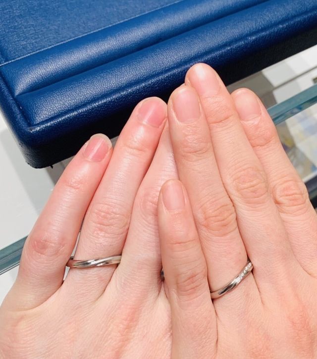 上品なウェーブ