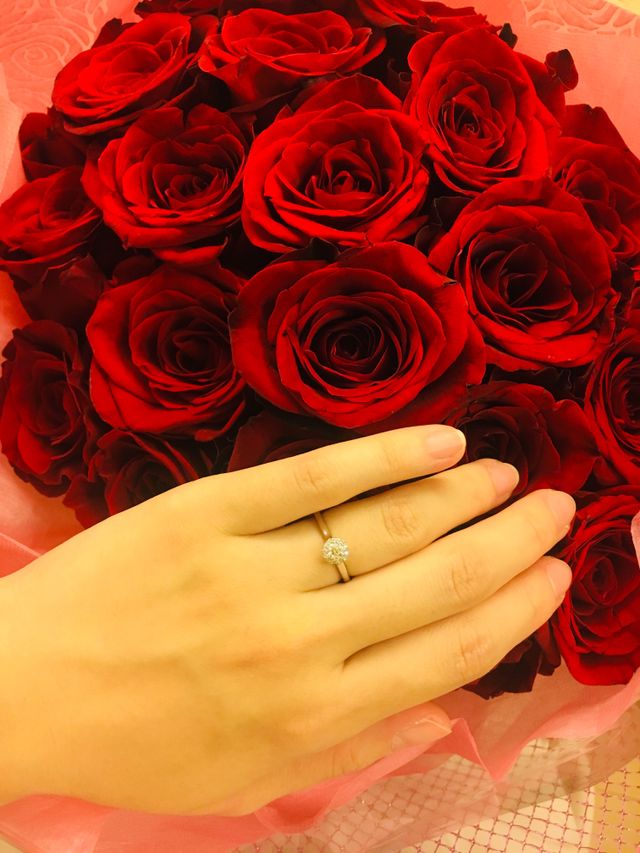 プロポーズは花束と。