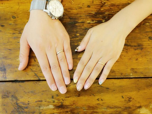 お互いに好きなデザインを選びました♪