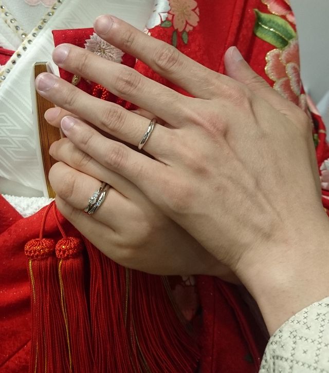 前撮り時に撮影しました。