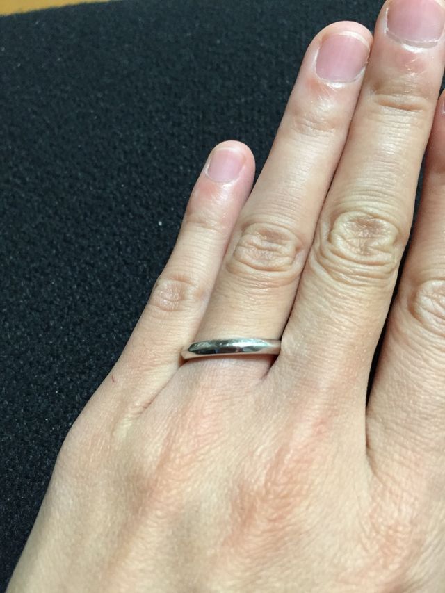 シンプルなリングです。
