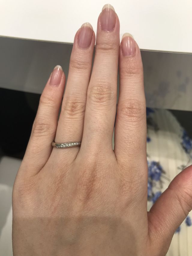 ウェーブラインがとても綺麗です。