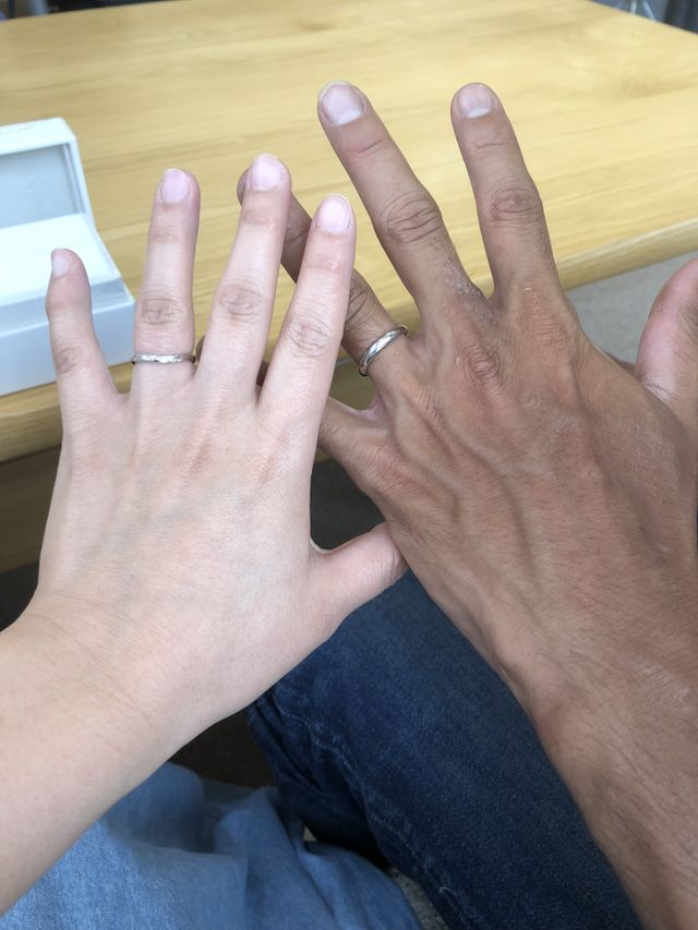 結婚指輪購入しました。