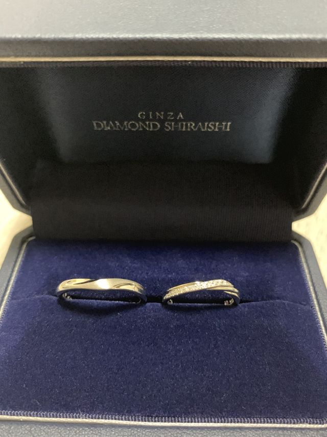 ラインのおかげで指が少し細くみえてとっても綺麗にみえます！