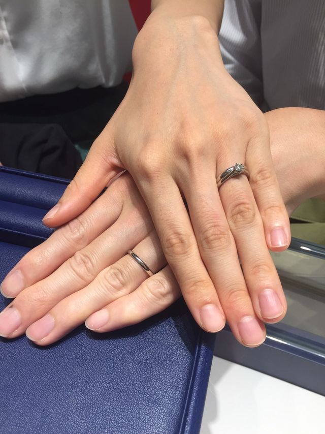 購入時、店員さんに撮影してもらいました！