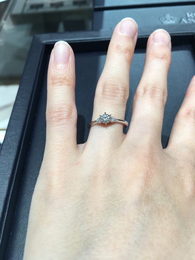 試着時の写真。写真OKと言っていただけたので撮った。