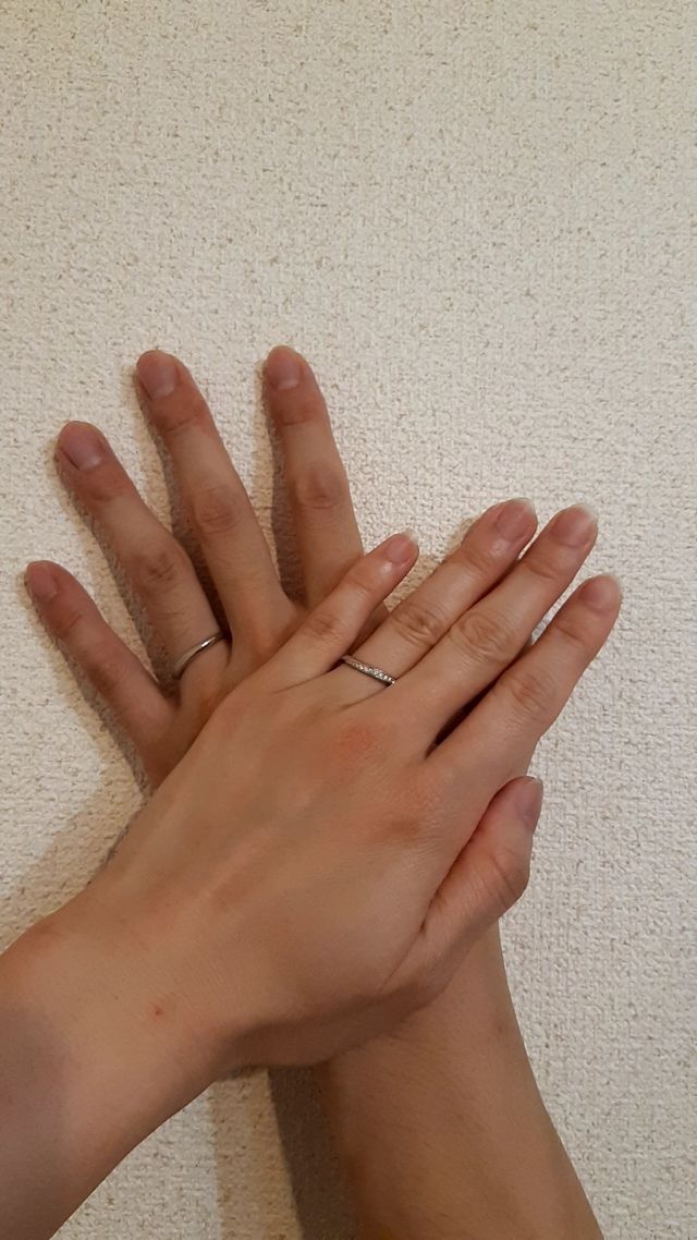 受け取ってすぐにパシャリ！