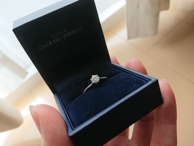 プロポーズリングで
プロポーズされました。