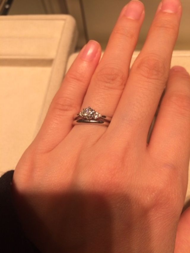 ブーケ＆ブートニアと結婚指輪（タナカプレミアムライン）