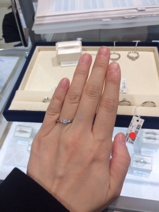 婚約指輪　ファーストミート0.25ct