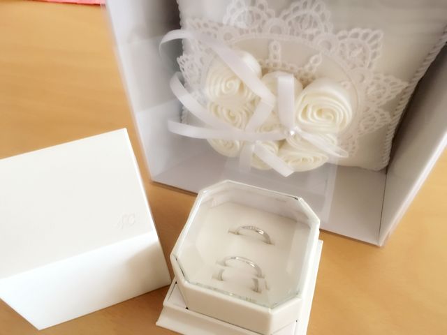 指輪の箱も可愛いくて満足。
