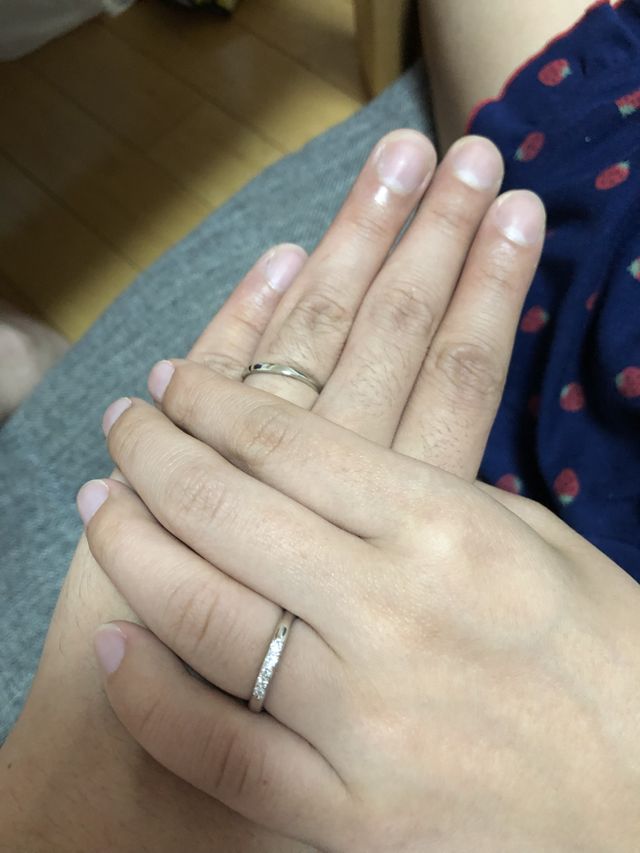 もらった日はお互いずっとニヤニヤして見てました。