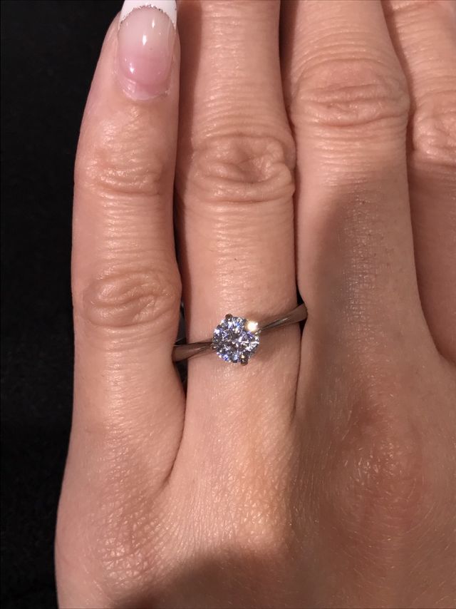 0.75カラットのダイヤです