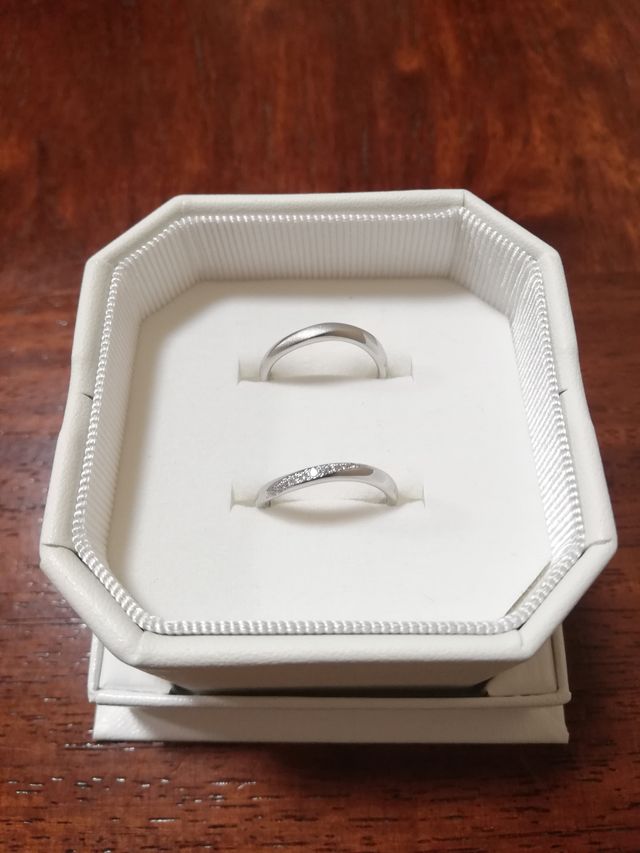 結婚指輪です。