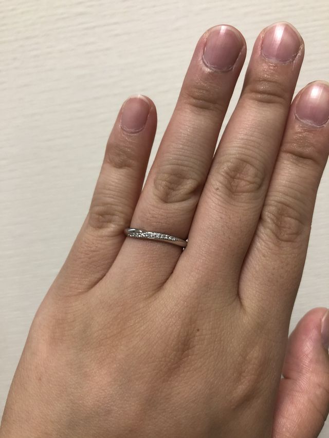 Ｖラインなので、長く綺麗に見えます。凄くお気に入りです！