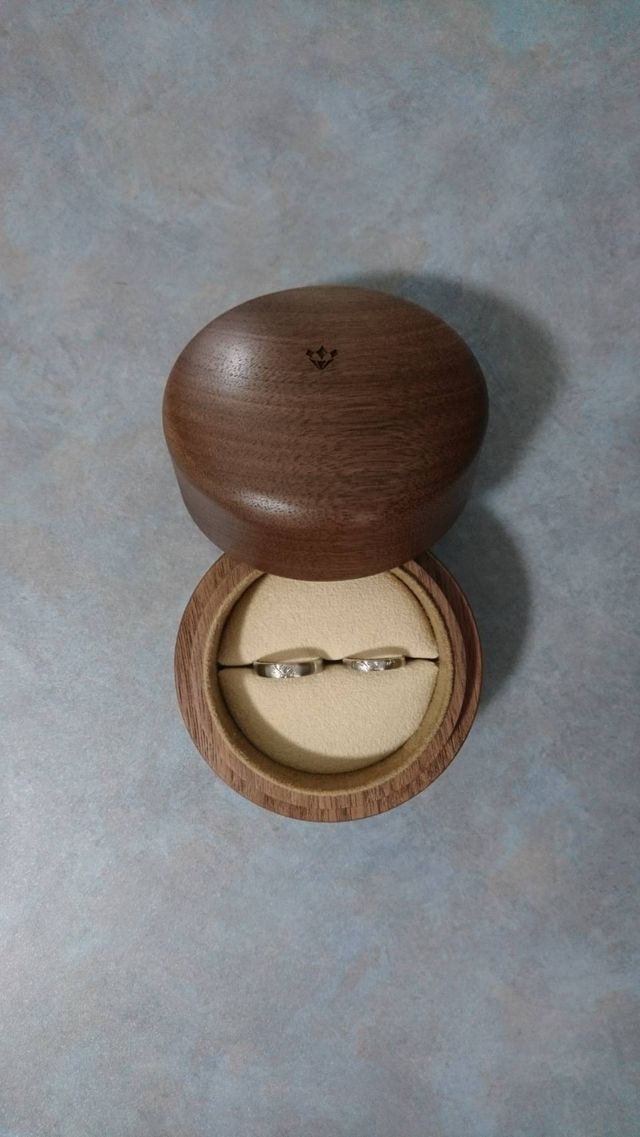 着けないときはこれで保管です。指輪たちも安心しています。