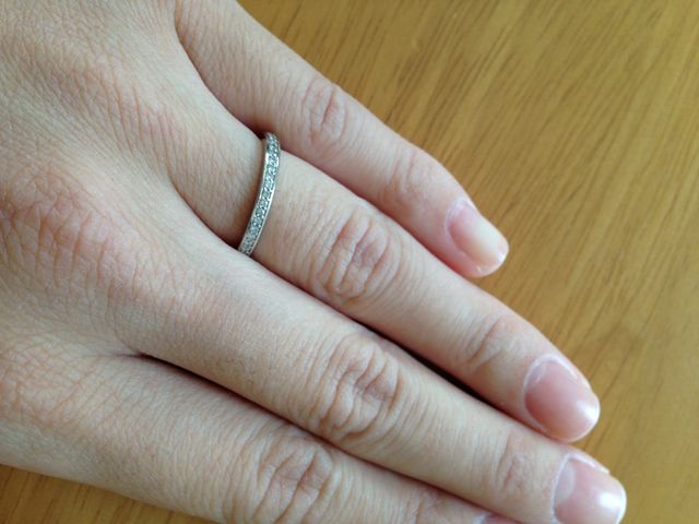 女性用 ハーフエタニティです。