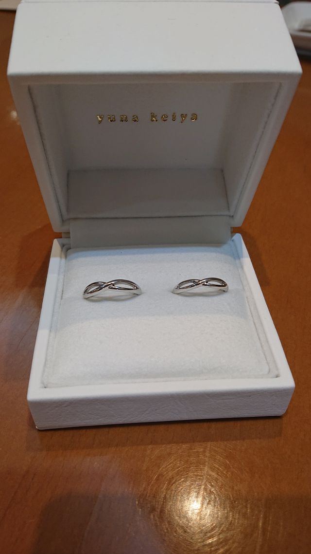 結婚指輪です。