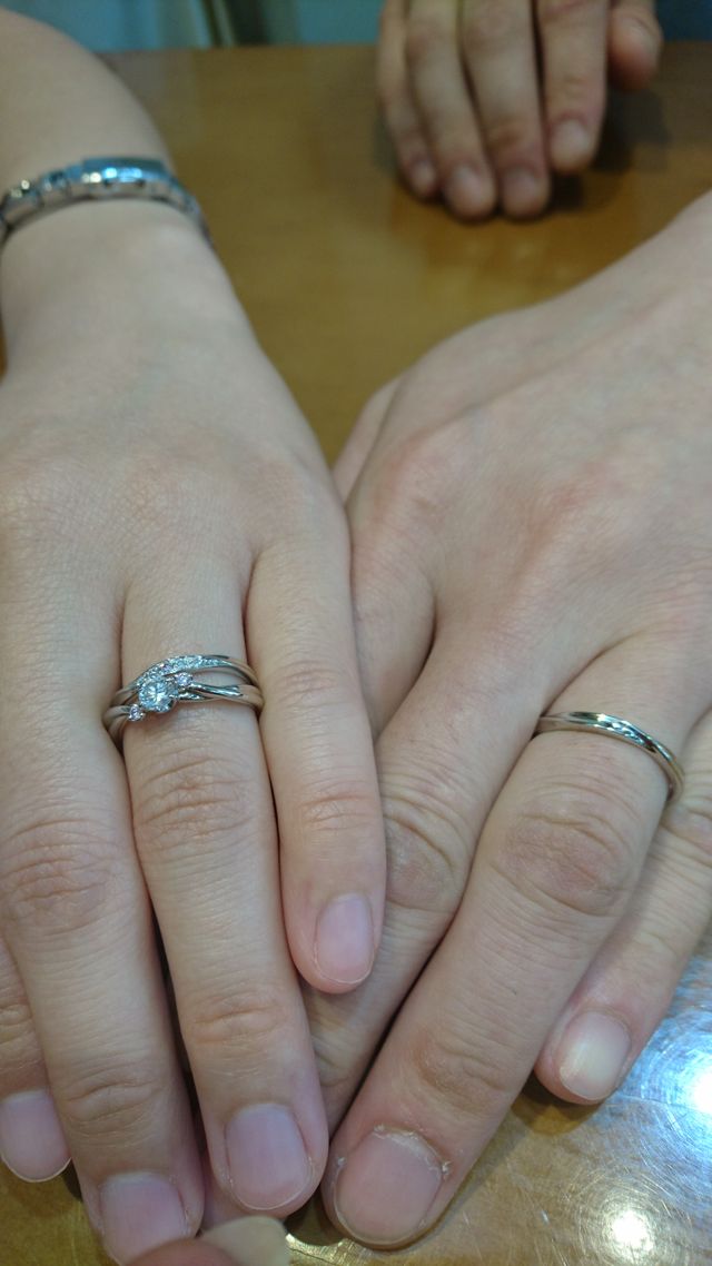 結婚指輪届きました！